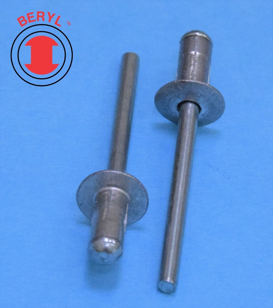 High strength multi-grip blind rivet 3/16″X0.626″ Aluminum/Steel (50 Pcs) TM615