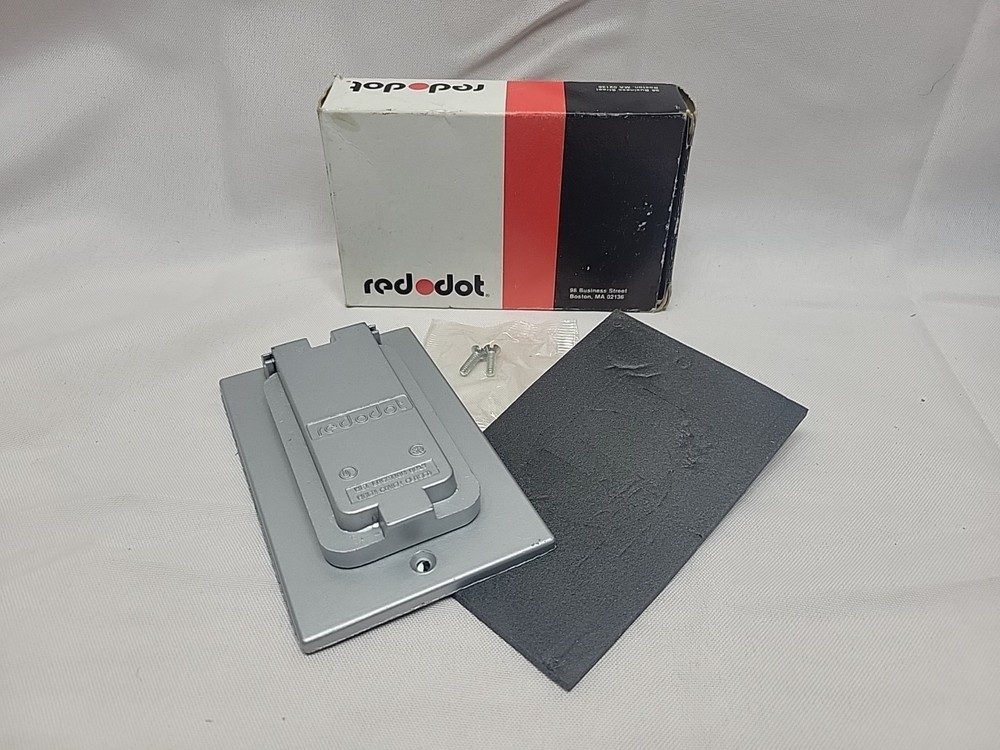 Red Dot GFCI Cover Vertical Device CCGV WGF100-CV Wet Location Weatherproof