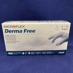 CASE OF 1000: Small MICROFLEX Non-Latex Powder-Free Vinyl Gloves Clear DF-850-S