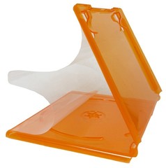 100 PREMIUM STANDARD Orange Blu-Ray Single Cases 12MM & 100 OPP Bags