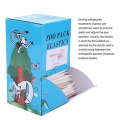 5000Pcs/box AZDENT Dental Orthodontic Elastics Latex Braces Rubber Bands 6.5 OZ