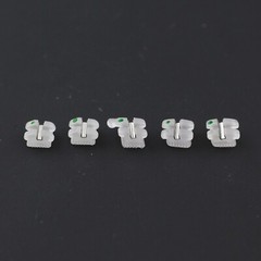 Orthodontic Bracket Ceramic Metal Slot Aesthetic Braces Roth 018 022 3M Clarity