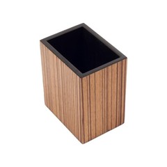 Wood Leather Desk Organizer Set Walnut Wood Combination Organizer Set- 11 PCS
