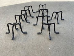 Sandbaggy 2″ Metal Rebar Support Chairs – Plastic Dipped Legs – Rebar #3 to #5
