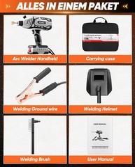 Saker Portable Welding Machine, 110V Arc Stick Welder with IGBT Inverter 5 Varia