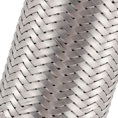 2 Pack 2.5 x 6 x 10 Inch Stainless Steel Heavy Duty Exhaust Flex Pipe, Double…