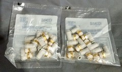Lot Of 20 SMC Fittings KQ2L04-01AS (4E1-9TL)