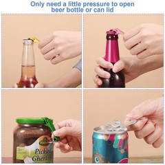 Honeydak Colorful 180 Pcs Bottle Opener 2.5 x 0.5 inches, as picture shown
