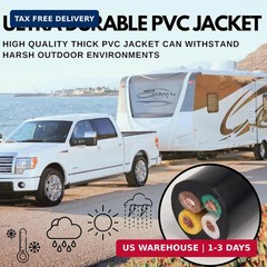 ALL STAR TRUCK PARTS Heavy Duty 14 Gauge 4 Way CCA Conductor Wire RV Trailer Cab