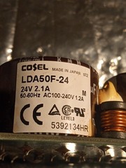 COSEL LDA50F-24 24VDC 2.1A Open Frame Power Supply Used