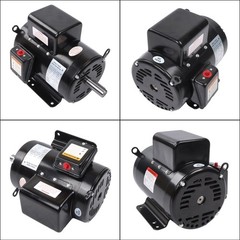 5 HP Single Phase ODP Compressor Motor 184T Frame 208-230V 60Hz Industrial