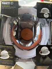Klein Tools Vented Hard Hat w/ Light 60407R White Type 1 Class C Size 6 1/2-8