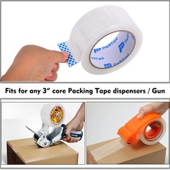 Packing Tape Refill Rolls 12 Rolls Heavy Duty 1.88″x65 yd 2.7mil 3″ Core