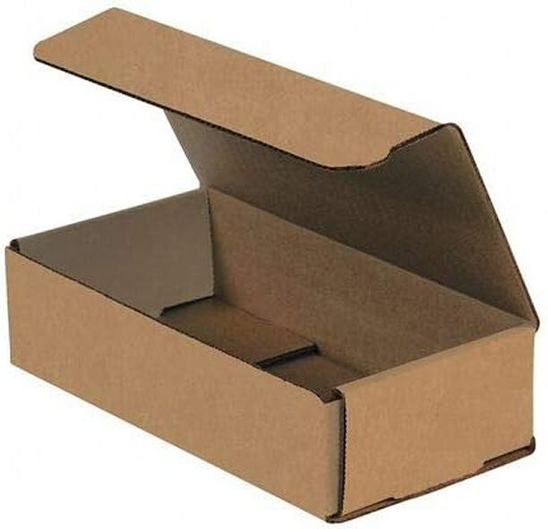 50 12″ x 4″ x 2″ Kraft Corrugated Mailers Die Cut Tuck Flap Boxes