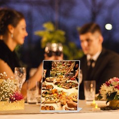 8.5 x 11 inches Clear Table Menu Display Stand Desktop Display Stand Paper Ho…
