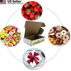 7x4x2 Inch White Shipping Boxes 25 Pack,Small Gift 7”x4”x2”,