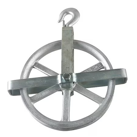 Peerless Hardware 5-00-053195- Well Wheel Pulley Block, Fibrous Rope, 1, 000
