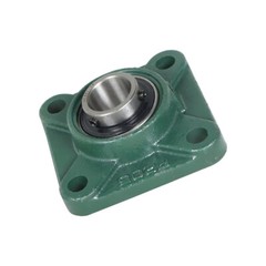 10 Pack UCF205-16 Pillow Block Flange Bearing 1″ Bore 4 Bolt Solid Base