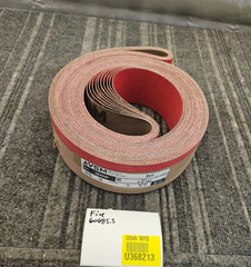 (QTY 10) VSM 284590 3″ x 132″ Ceramic Abrasive Belt 120 Grit, XK870X Series