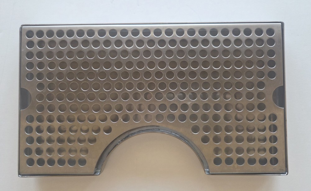 Kegerator Tower 12×7 Cutout Drip Tray Stainless Steel Removable Grate Krome C604