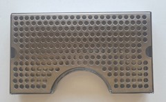 Kegerator Tower 12×7 Cutout Drip Tray Stainless Steel Removable Grate Krome C604