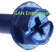 Concrete Masonry HEX Head 1/4x 1-1/4″ to 6″ Anchor Screw, Blue,Tapcon, Bulk