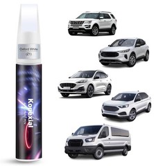 Oxford White Touch Up Paint for Ford TwoInOne Scratch Repair Pen