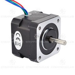 STEPPERONLINE Nema 17 Stepper Motor Dual Shaft 37oz.in 0.4A 34mm DIY 3D Printer