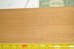 Ugly Teak Raw Wood Veneer Sheet 5.5 x 31 inches 1/42nd 4666-18