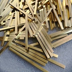 1PC Brass Square Bar Solid Rod 10×10/11×11/12×12/14×14/15×15/16×16/18×18/20x20mm
