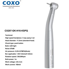 Dental Standard Head COXO Fiber Optic Turbine Handpiece fit KaVo MULTIflex 10Pcs