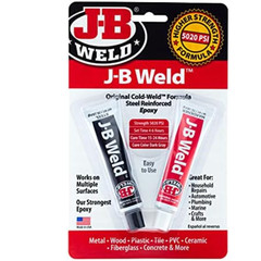 Strongest Metal Steel Aluminum Bond Adhesive Cold Weld Reinforced Epoxy Glue 2Oz
