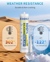 Black Silicone Caulk & Sealant 100% Waterproof Silicone Caulking Silicone