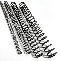 Compression Spring Black 0.3-6mm Wire Diameter Small Springs Steel 305mm Length