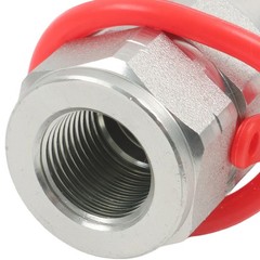 3/8 Flat Face Hydraulic Quick Connect Male Coupler 3/8 NPT Thread Heavy Duty