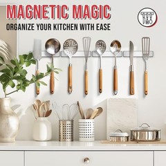 FINDMAG Bar Magnets with Double-Sided Adhesive, Magnets for Office, Fidge, 10…