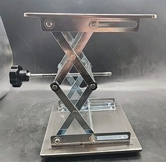 8″ x 8″ Lab Jack Scissor Stand Platform – 10.5″ Height – 25kg/55lbs New