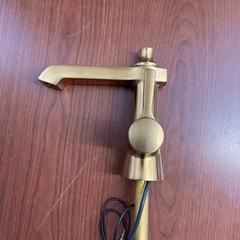 READ Moen S6981EWBG Flara Touchless Bathroom Faucet Brushed Gold W/Drain B135