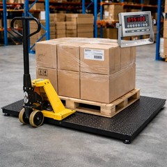 New 48×48 Floor Scale 5000 lb Warehouse Pallet Scale Value