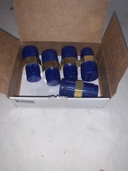 Lot of (5) Parker 6-4 Mhn-B 3/8″ X 1/4″ Mnpt Brass Reducing Hex Nipples, 4000psi