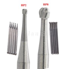 Dental Tungsten Carbide Bur 44.5mm Long Shank HP for Straight Handpiece HP2 HP8