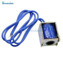 JF-0530B DC6V/12V/24V Push Pull Type Open Frame Solenoid Electromagnet Reset