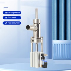 Filling Nozzle Head 12mm Anti-Drip Pneumatic Filling Machine Fittings Slivery