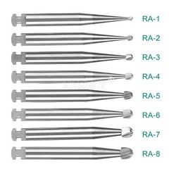 AZDENT Dental Tungsten Carbide Bur FG Dills Round Type For High Speed Handpiece