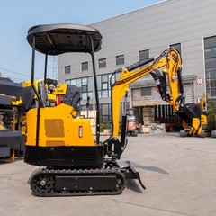 FREE SHIPPING 13.5HP Mini Excavator 1.5 Ton EPA Engine Hydraulic Thumb Digger