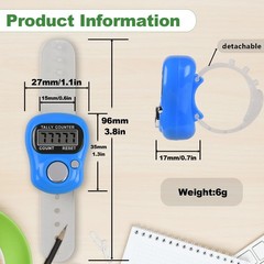 Electronic Tally Counter – 10 Pack Digital Clicker with 5-Digit LCD Display
