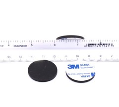 1 1/4″ Diameter x 1/8″ Thick Silicone Rubber Feet, Non Mar, Non-Slip Bumper Feet