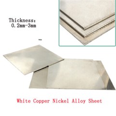 Thick 0.2mm-3mm Cupronickel Metal Panel White Copper Nickel Alloy Sheet Plate