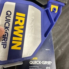 IRWIN QUICK-GRIP One-Handed Bar Clamp, Heavy-Duty, 6″, 1964711