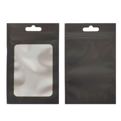 100 Matte Clear & Colored Mylar Foil Flat Reclosable Zip Snack Hang Hole Bags